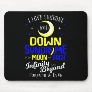 Dad Love World Down Syndrome Day Women Kids Mouse Mat