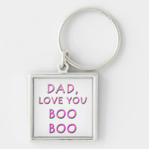 DAD, LOVE YOU BOO BOO 2 KEY RING