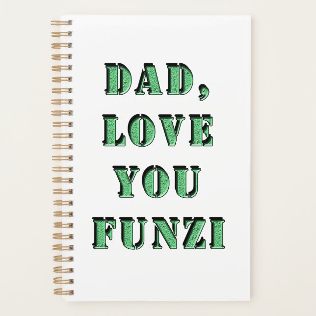 DAD, LOVE YOU FUNZI 2 PLANNER (Front)