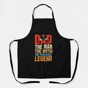Dad lover father's dayfunny pickleball player spor apron