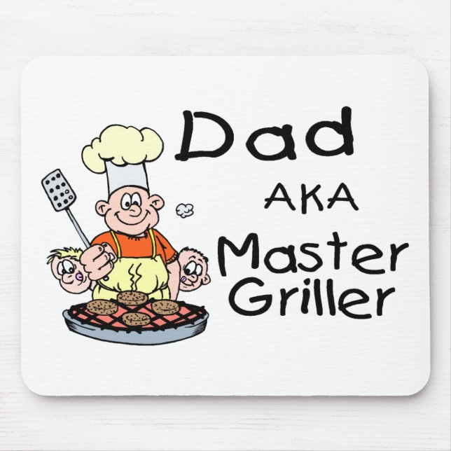 Dad Master Griller Mouse Mat (Front)