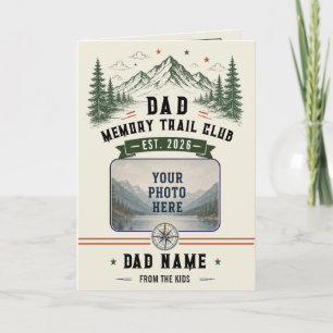 Dad Memory Trail Club Father’s Day Photo Card