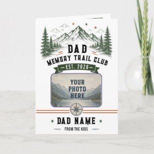 Dad Memory Trail Club Father’s Day Photo Card