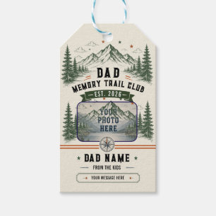 Dad Memory Trail Club Father’s Day Photo Gift Tags