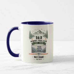 Dad Memory Trail Club Father’s Day Photo Mug
