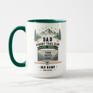 Dad Memory Trail Club Father’s Day Photo Mug