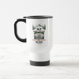 Dad Memory Trail Club Father’s Day Photo Travel Mug