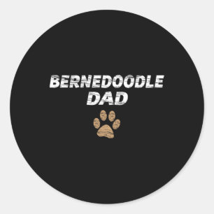 Dad Mens & Kids Tee - Gift Fathers Day Classic Round Sticker