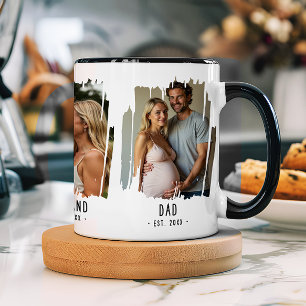 Dad Milestones Photos & Years Custom Text Gift Mug