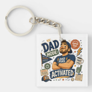 Dad mode activated key ring