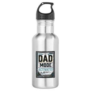 Dad Mode Activated Vintage Engraving Shirt Design_ 532 Ml Water Bottle