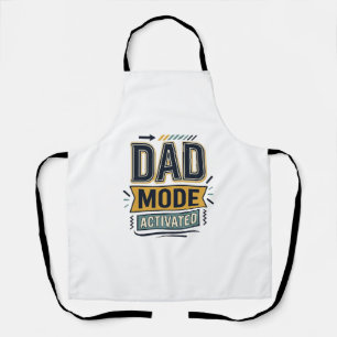 Dad Mode Activated Vintage Engraving Shirt Design Apron
