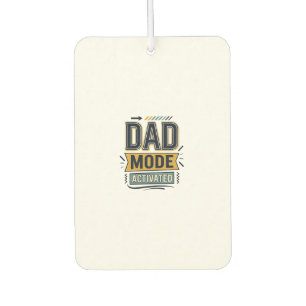 Dad Mode Activated Vintage Engraving Shirt Design  Car Air Freshener