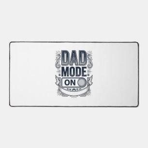 Dad Mode On Vintage Engraving Shirt Design_1 Desk Mat