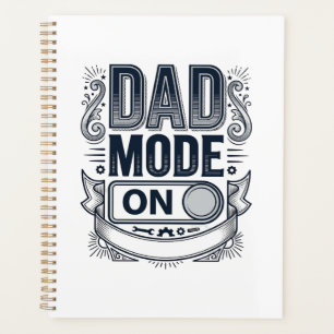 Dad Mode On Vintage Engraving Shirt Design_1 Planner