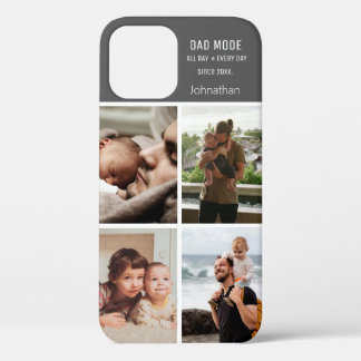 Dad Mode Photo Collage 4 Photos iPhone / iPad case