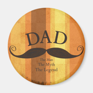 Dad Moustache Magnet