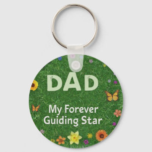 Dad: My Forever Guiding Star Key Ring