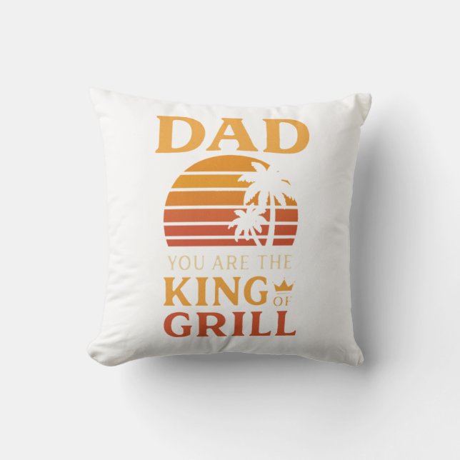 Dad, My Forever Hero – Father’s Day Tribute Cushion (Front)