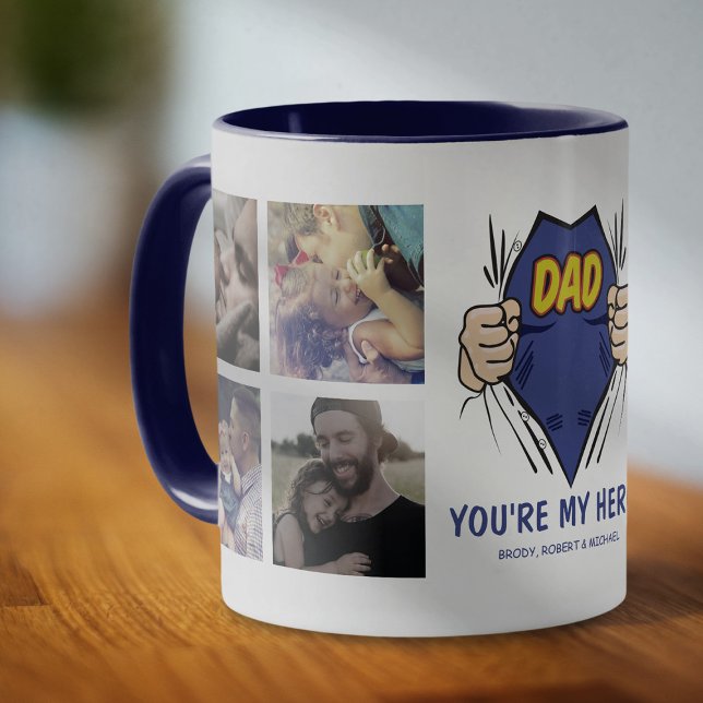 Dad My Hero Happy Father's Day Mug (Creator Uploaded)