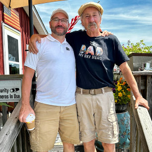 DAD My Sky Hero Typography, Photo Collage T-Shirt