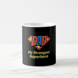 DAD My Strongest Superhero Coffee Mug