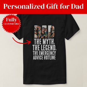 Dad Myth Legend Advice Hotline T-Shirt