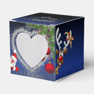 Dad Noel's degraded Royal Blue Gift Box