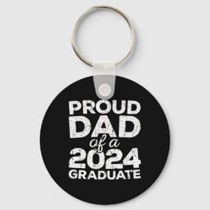 Dad Of A 2024 Graduate Senior Cl Graduation Key Ring