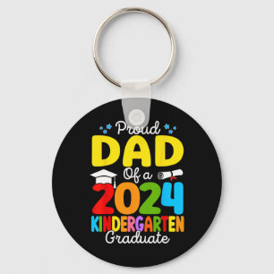 Dad Of A Cl 2024 Kindergarten Graduate Senior Grad Key Ring