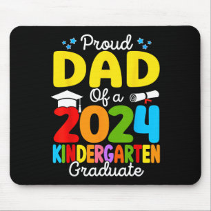 Dad Of A Cl 2024 Kindergarten Graduate Senior Grad Mouse Mat