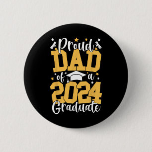 Dad Of A Cl Of 2024 Graduate Matching Family 6 Cm Round Badge