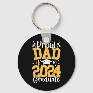 Dad Of A Cl Of 2024 Graduate Matching Family Key Ring