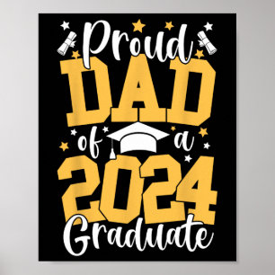 Dad Of A Cl Of 2024 Graduate Matching Family  Poster
