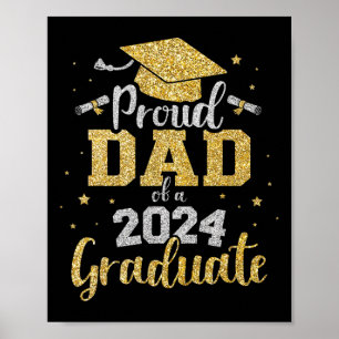 Dad Of A Cl Of 2024 Graduate Senior Graduation Poster