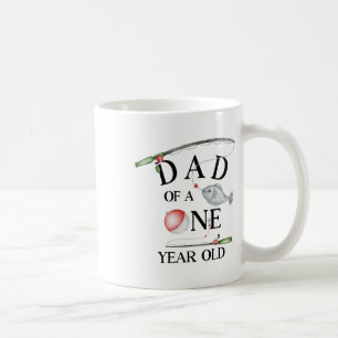 Dad Of A One Year Old Fishing Boy 1st Birthday Ofi Coffee Mug