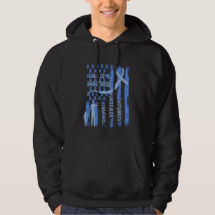 Dad Of A Warrior Moyamoya Disease Awareness Blue D Hoodie
