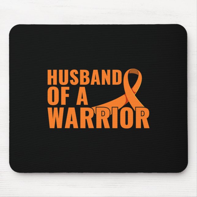 Dad Of A Warrior Multiple Sclerosis Awareness Ms W Mouse Mat (Front)