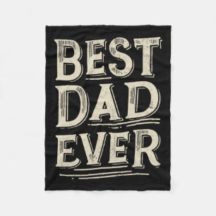Dad Of All Time From Daughter Son Birthday  Fleece Blanket