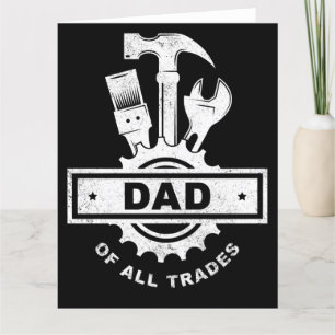 Dad of All Trades Vintage Men’s Handyman Tools   Thank You Card
