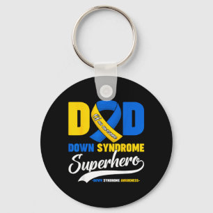 Dad of an Awesome Down Syndrome Superhero Sons Key Ring