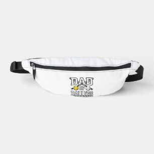 Dad Of Ballers Vintage Baseball Softball Shirt Des Bum Bags