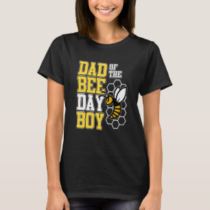 Dad Of Bee Day Boy Honey Beekeeper Beekeeping Grap T-Shirt