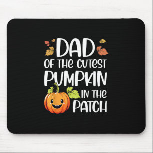 Dad Of Cutest Pumpkin In The Patch Halloween Thank Mouse Mat