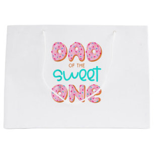 Dad of Sweet One First Birthday Matching Family Do Large Gift Bag