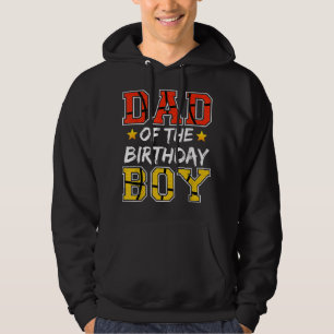 Dad Of The Birthday Boy Basketball Father Daddy Fu Hoodie