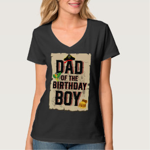 Dad Of The Birthday Boy Father Pirate Theme 5th B T-Shirt
