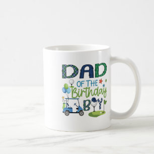 Dad Of The Birthday Boy Hole In One Golf Sport Coffee Mug