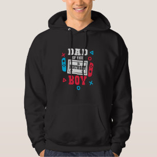 Dad of The Birthday Boy Level Unlocked Gaming Matc Hoodie