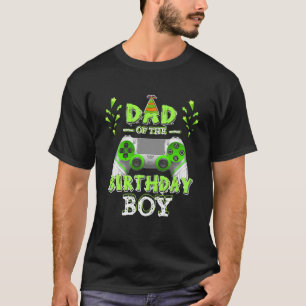 Dad of the Birthday Boy Matching Video Game Consol T-Shirt